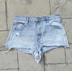 Rolla's Duster High Rise Slim Denim Shorts